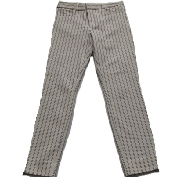 BANANA REPUBLIC denim pants with-black stripes, Size 0p - Picture 2 of 12
